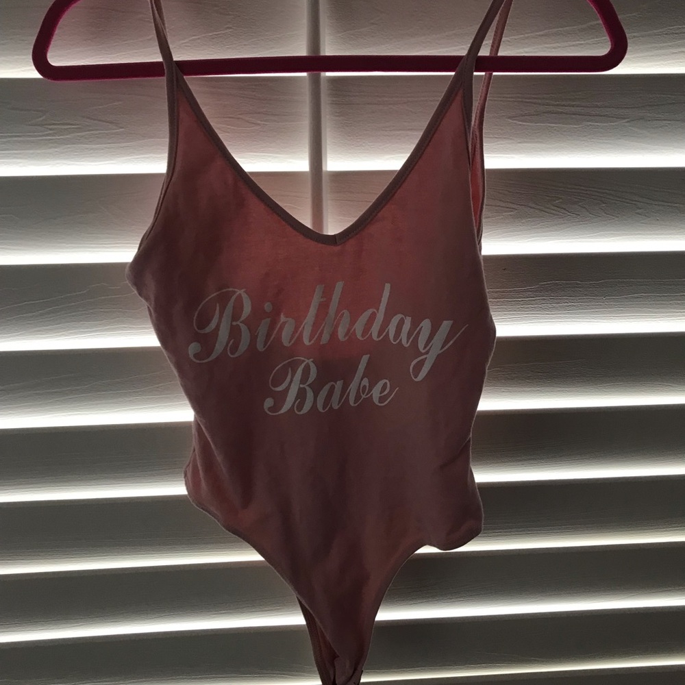 Pink Bday Bodysuit